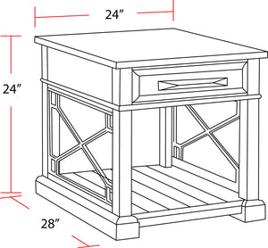 Sundance - Cocktail Table With 2 End Tables - Smokey Gray