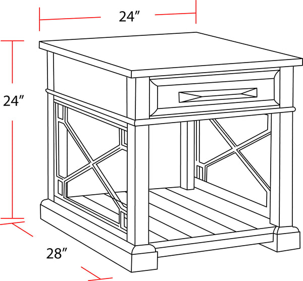 Sundance - Cocktail Table With 2 End Tables And Console Table - Smokey Gray