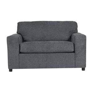  a cozy haven designed for unparalleled relaxation. Crafted with easy-care ash gray upholstery