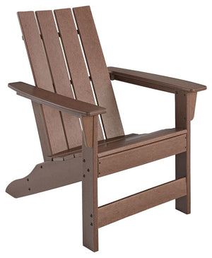 Add cottage-quaint charm to your outdoor oasis with this Adirondack chair. Made of MEGA-TUFFÂ® high-density polyethylene material, this chair is sure to weather the seasons beautifully. The slatted styling, designed to shed rainwater, provides exceptional