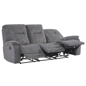 Cooper - Manual Reclining Sofa And Loveseat - Shadow Gray