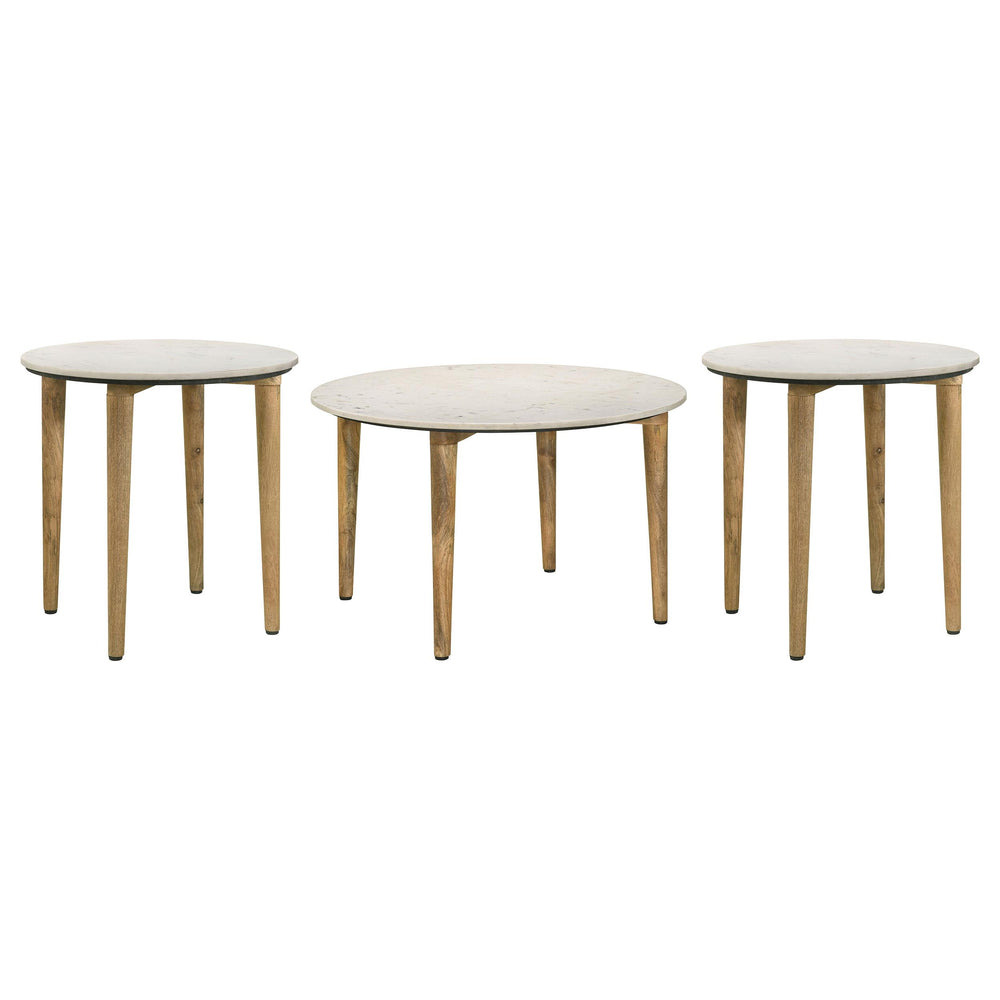 Aldis 3-piece Coffee and End Table Set White
