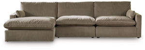 Find yourself inspired by elevated yet functional style. This sectional sofa chaise balances ultra-soft seating with a clean-cut appearance. Its modular design caters to your needs, whether youâ€™re making space for guests or setting up a cozy family movi