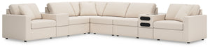 Looking cool and contemporary is great. But when it comes down to it, youâ€™re all about low-maintenance lounging. With the performance fabric on this sectional with audio system, cleaning spills is a breeze. Its customizable modular design caters to your