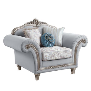 Create a more luxurious and comfortable living room with this classic Pelumi sofa. This living room sofa features a wooden design with platinum wooden trimmings. The sofa comes with pocket coil seating for comfort. The back is cushioned and designed with 
