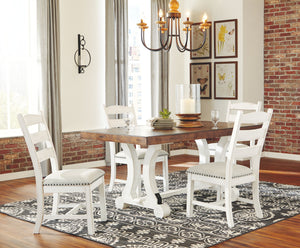 Rustic cottage styling. D546-01 white. D546-124/130 black metal, rustic brown finish, beige fabric cushioned seat. D546-224/230 black metal, rustic brown swivel seat. D546-324/330 black metal and distressed vintage white finish, beige swivel seat. D546-42