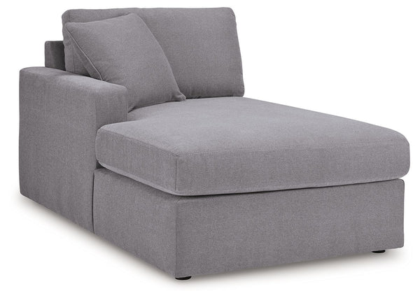 Modmax - Granite - 7-Piece Sectional With Laf And Raf Corner Chaises And With Storage Console