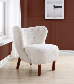 Seat Construction: Full FoamWooden LegWingback Design<br/><br/><b>Product Features</b><ul><li>Seat Construction: Full Foamâ€§Wooden Legâ€§KD Legâ€§Wingback Designâ€§Tight Seat & Back Cushionâ€§Wooden Inner Frame</li><li>Case: 1Pc/1Ctn</li><li>Finish: Whit