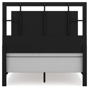 Covetown - Dark Brown - Full Panel Bed