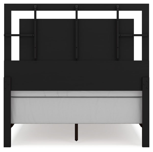 Covetown - Dark Brown - Full Panel Bed