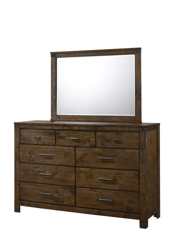 Curtis - King 5 Piece Bedroom Set - Dark Oak