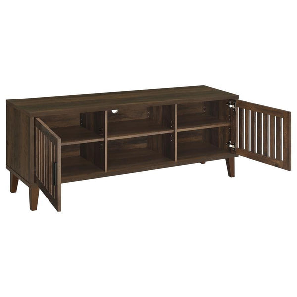  offers a dark pine wood finish over melamine
