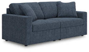 Looking cool and contemporary is great. But when it comes down to it, youâ€™re all about low-maintenance lounging. With the performance fabric on this sectional loveseat, cleaning spills is a breeze. And its customizable modular design caters to your ever