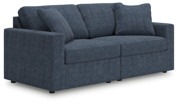 Looking cool and contemporary is great. But when it comes down to it, youâ€™re all about low-maintenance lounging. With the performance fabric on this sectional loveseat, cleaning spills is a breeze. And its customizable modular design caters to your ever