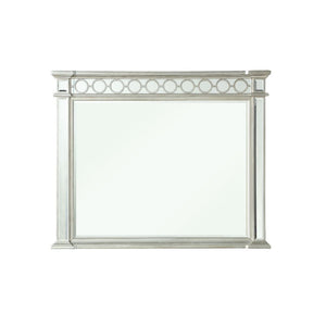 The Varian dresser provides a commanding presence in any room. Add a dash of glam to your bedroom with this Varian dresser, this dresser features four tapered legs and 8 storage drawers with crystal-like knobs. This gorgeous dresser is accented with raise