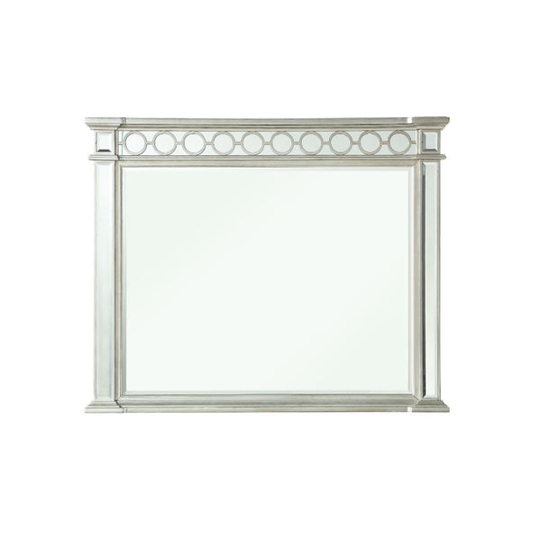 The Varian dresser provides a commanding presence in any room. Add a dash of glam to your bedroom with this Varian dresser, this dresser features four tapered legs and 8 storage drawers with crystal-like knobs. This gorgeous dresser is accented with raise