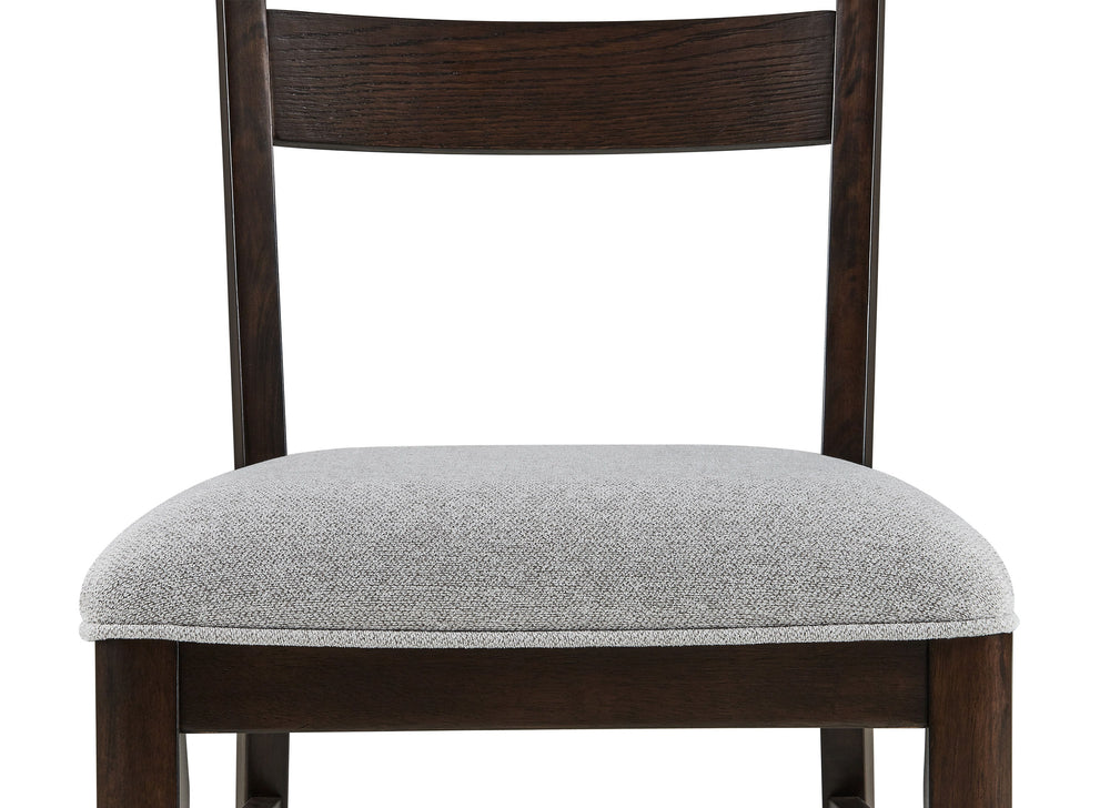 Elevate your dining experience with this elegantly crafted ensemble that seamlessly blends modern sophistication with timeless charm. Designed to bring warmth and style to any dining space, this set features a rich, dark wood finish that exudes durability