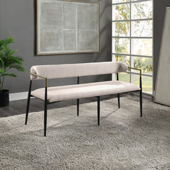 Transform your dining experience with the Jaramillo collection. This dining set with its weathered finish style, padded seat, and back cushions, combines comfort and elegance seamlessly. The modern design is perfect for both casual meals and sophisticated