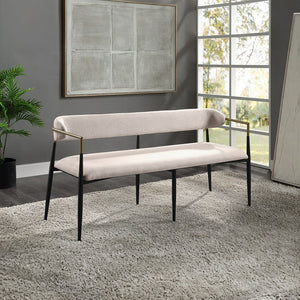 Transform your dining experience with the Jaramillo collection. This dining set with its weathered finish style, padded seat, and back cushions, combines comfort and elegance seamlessly. The modern design is perfect for both casual meals and sophisticated