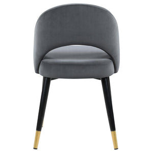 Lindsey - Upholstered Dining Side Chair (Set of 2) - Gray