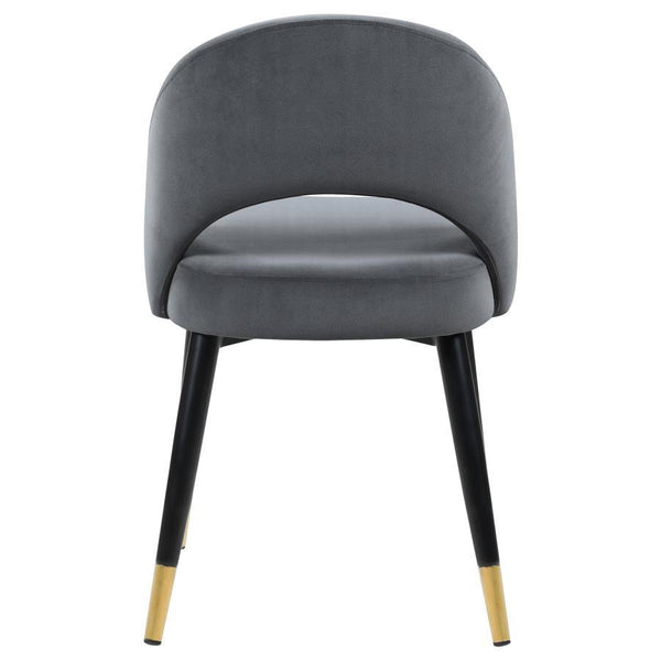 Lindsey - Upholstered Dining Side Chair (Set of 2) - Gray
