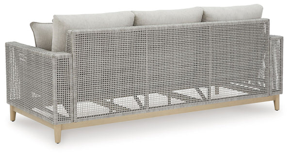 Seton Creek - Gray - 4 Pc. - Lounge Set