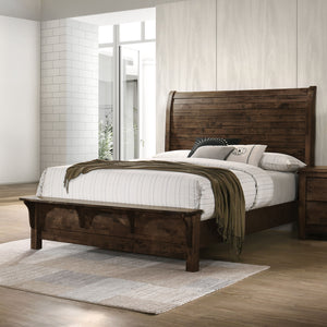 Blue Ridge - 6/6 King Bed - Dark Brown