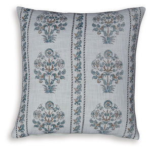 Classic? Absolutely. Elegant? Indeed. With its delightful printed floral design in an ivory, green and brown palette, this accent pillow is a timeless addition wherever you plant it.<br/><br/><b>Product Features</b><ul><li>Made with cotton</li><li>Printed