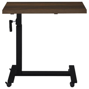 Westpark - Height Adjustable Mobile Bedroom C-Table - Dark Pine