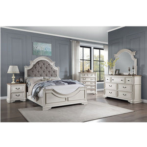 Florian - Eastern King Bed - White