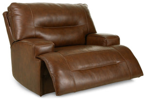 Francesca - Auburn - PWR Recliner/Adj Headrest