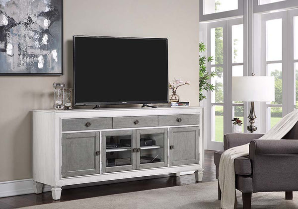 Katia - TV Stand - White - 76-"