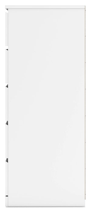Onita - White - Five Drawer Chest