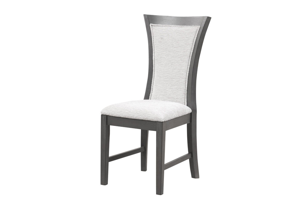 The Flair Dining Chair set combines durable craftsmanship and sleek, modern design to create an inviting and functional addition to your dining space. Expertly constructed from solid rubberwood, these chairs offer long-lasting stability and strength, ensu