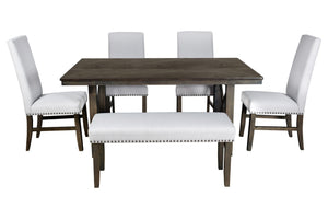 Julius - Rectangle Dining Table - Walnut