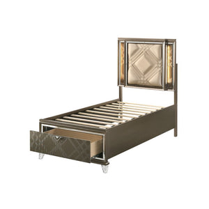 Skylar - Twin Bed - Led
