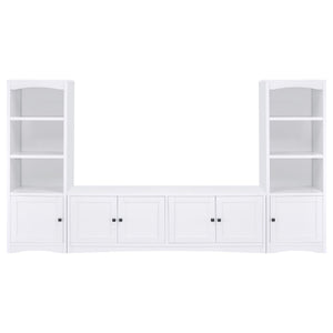 Laughlin 3-piece Entertainment Center TV Stand White
