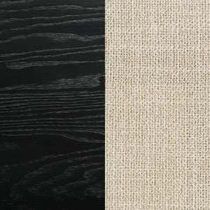 Arini - California King Panel Bed - Cream And Black