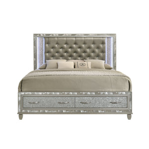  a marvel of quality construction crafted from a blend of solid rubberwood and manufactured woods for unparalleled stability and durability. Its semi-gloss lacquer Platinum Silver finish len