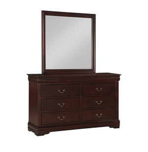 Louis Philip - Full 5 Piece Bedroom Set - Cherry