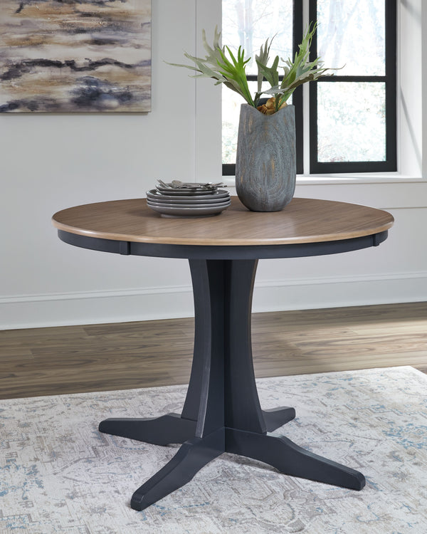 on-trend style. A two-tone finish elevates the casual design with modern appeal. Short on space? This table is designed to complement apartments and smaller homes. It-'s a fashionable solution for di