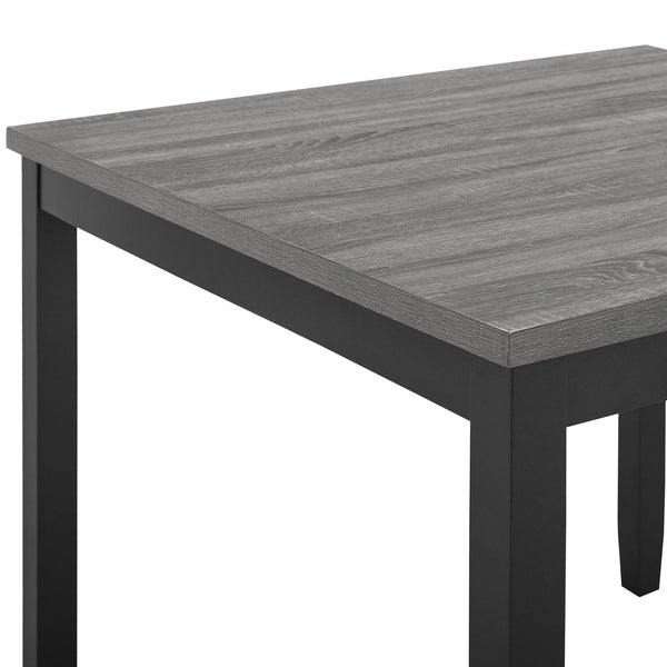 Daphne - 5 Piece Counter Dining Set With Gray Chairs - Gray