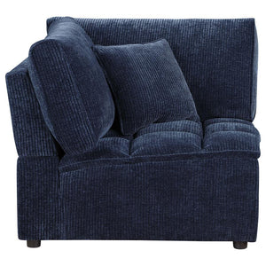  supportive seating. The fully encased solid and engineered wood frame