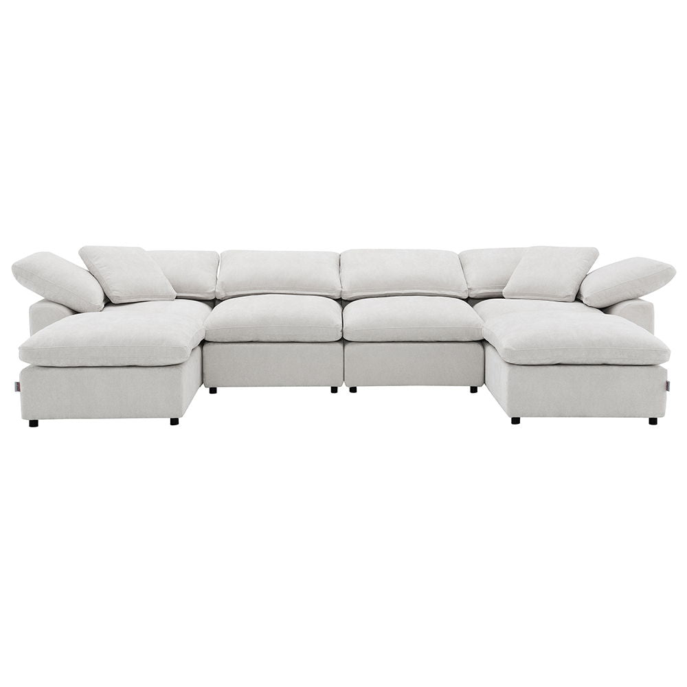 Naveen - Modular Ottoman - Ivory