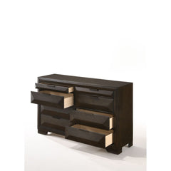 8 Drw (2 Top Jewelry Drawers & 6 Regular Drawers) Drawer: Beveled Fronts, Glide Center Metal (Kenlin Glide, Ext. 8-"), Dovetail English Front & Back, Felt-Lined Top Drawer Only, Safety Stop Included, Manual Close, Hardware: Finger Pull (Single) CONSTRUCTI