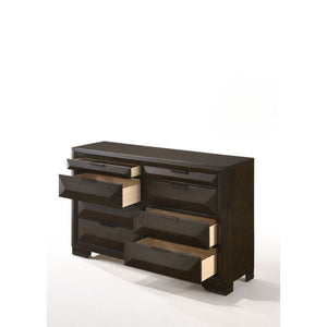 8 Drw (2 Top Jewelry Drawers & 6 Regular Drawers) Drawer: Beveled Fronts, Glide Center Metal (Kenlin Glide, Ext. 8-"), Dovetail English Front & Back, Felt-Lined Top Drawer Only, Safety Stop Included, Manual Close, Hardware: Finger Pull (Single) CONSTRUCTI