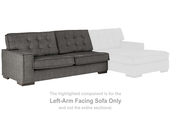 Coulee Point - Charcoal - LAF Sofa