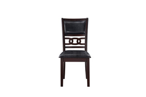 Gia - 5 Piece Round Dining Set - Ebony