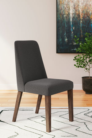 Lyncott - Charcoal / Brown - 5 Pc. - Dining Room Table