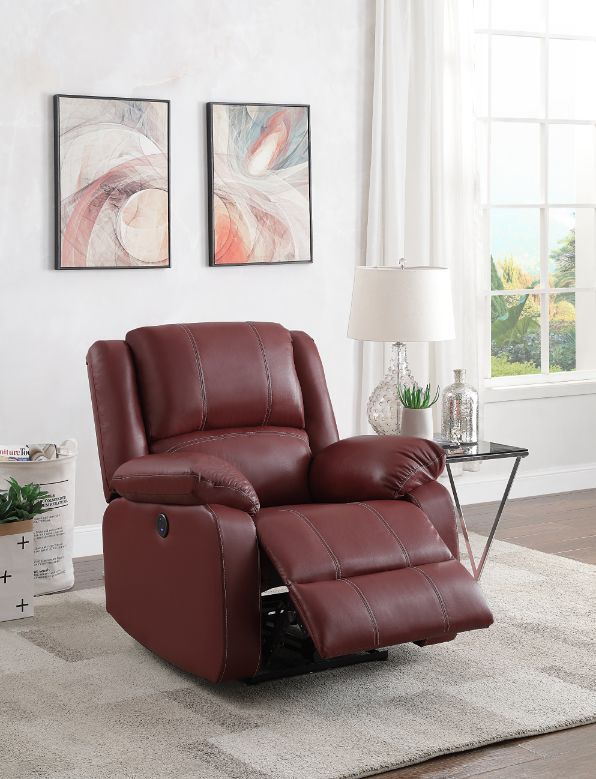 Zuriel - Recliner - Red PU